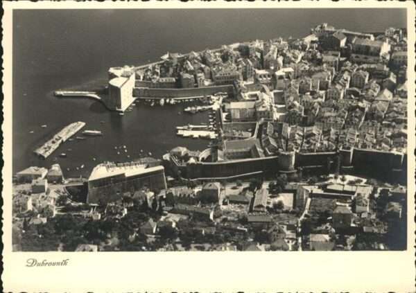 Dubrovnik Ragusa Fliegeraufnahme