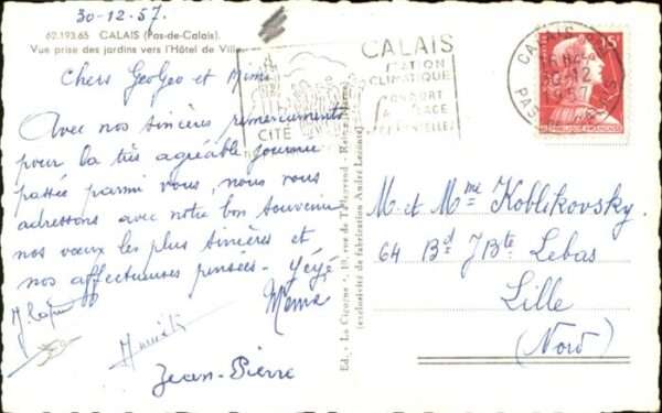 Calais Hotel de Ville
Jardins – Bild 2