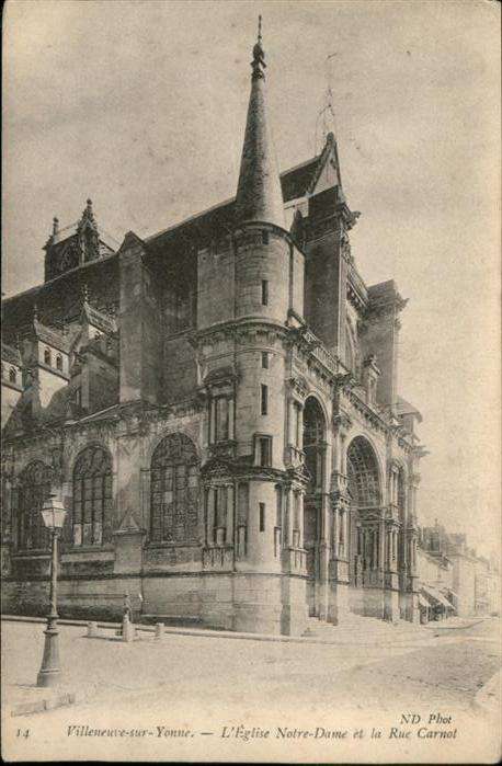 Villeneuve-sur-Yonne Eglise Notre Dame