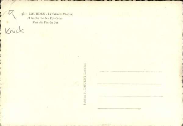 Lourdes Hautes Pyrenees Grand viaduc – Bild 2