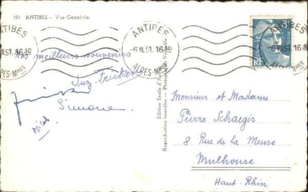 Antibes Alpes Maritimes Vue Generale – Bild 2
