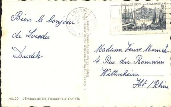 Lourdes Hautes Pyrenees Enfance de Sainte Bernadette
Bartrès – Bild 2