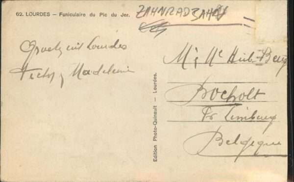 Lourdes Hautes Pyrenees Funiculaire du Pic du Jer – Bild 2
