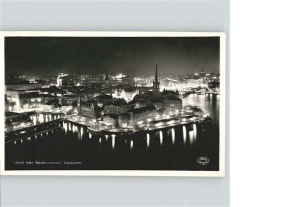 Stockholm Gesamtansicht
Stockholm bei Nacht