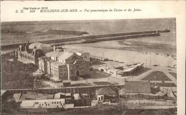 Boulogne-sur-Mer Vue panoramique du Casino