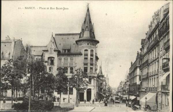 Nancy Lothringen Place et Rue Saint-Jean