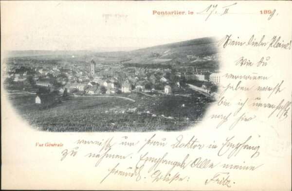Pontarlier Vue generale