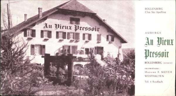 Rouffach Auberge Au Vieux Pressoir Bollenberg