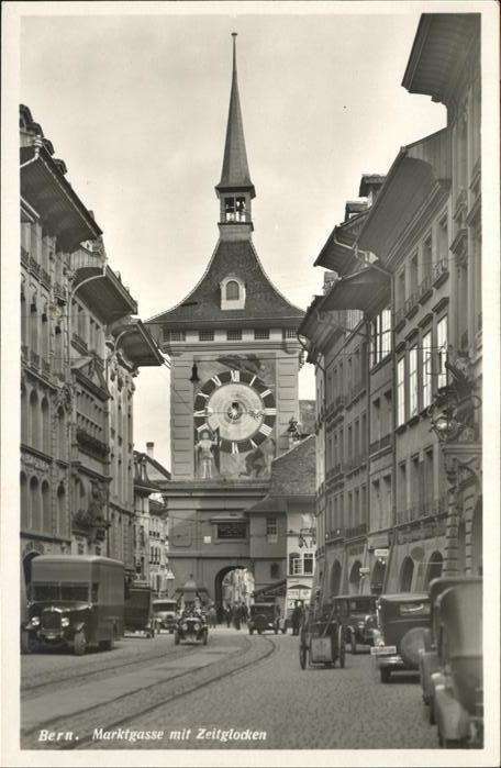 Bern BE Marktgasse Zeitglocken