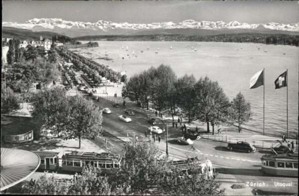 Zuerich Utoquai Strassenbahn