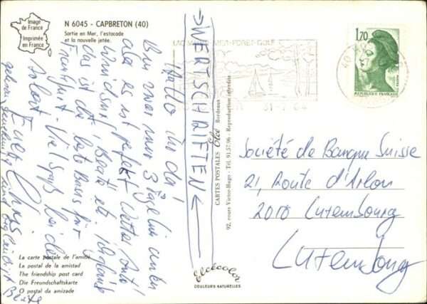 Capbreton Schiff Fliegeraufnahme – Bild 2