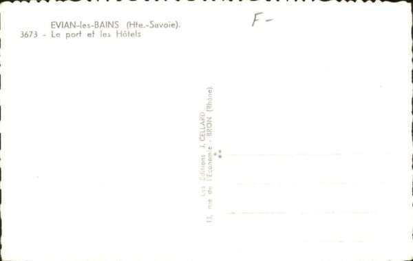 Evian-les-Bains Haute Savoie Port Hotel – Bild 2