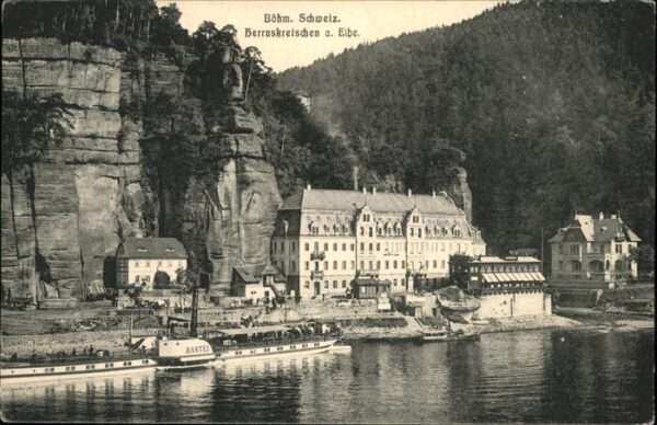 Herrnskretschen Boehmen Schiff