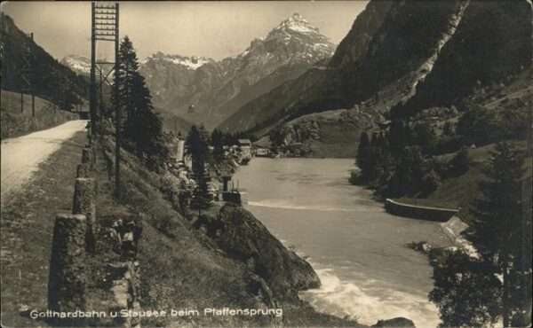 Pfaffensprung Stausee Gotthardbahn