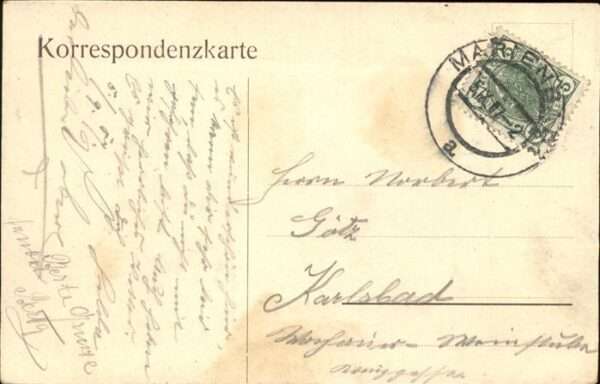 Marienbad Tschechien Boehmen Kreuzbrunnen Kolonade Abend Konzert – Bild 2
