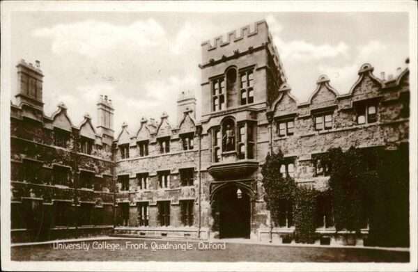 Oxford Oxfordshire University College Front Quadrangle