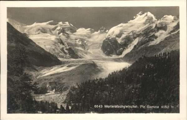 Piz Bernina Morteratschgletscher