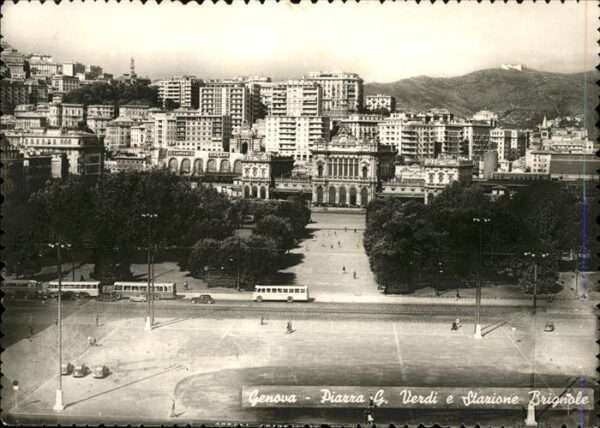 Genova Genua Liguria Piazza Verdi Stazione Brignöle