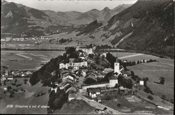 Gruyeres FR Fliegeraufnahme