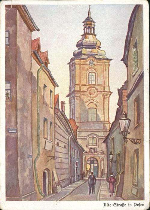 Posen Poznan Alte Strasse