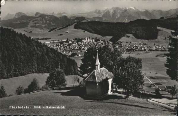 Einsiedeln SZ Blick vom Katzenstrick