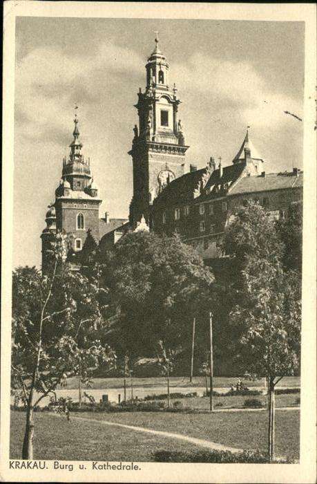 Krakau Krakow Burg Kathedrale