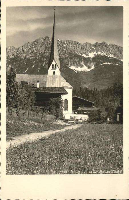 Scheffau Wilden Kaiser Kirche Scheffauer