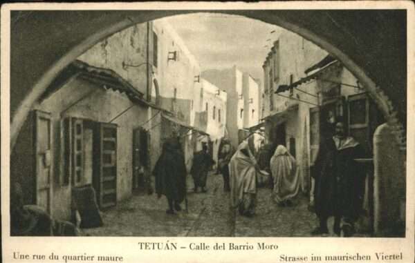 Tetuan Calle del barrio Moro maurisches Vierte