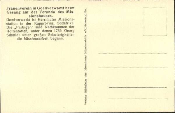 Kapprovinz Veranda Missionshaus – Bild 2