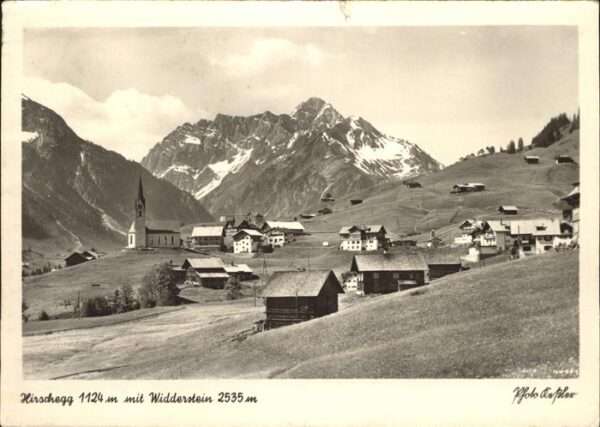Hirschegg Kleinwalsertal Vorarlberg Widderstein