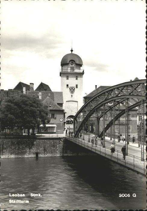 Leoben Stadtturm Brücke