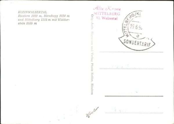 Kleinwalsertal Riezlern Hirschegg Mittelberg Widderste – Bild 2
