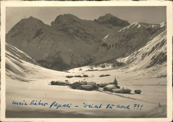 Davos GR Sertig Dörfli Mittagshorn Plattenhorn