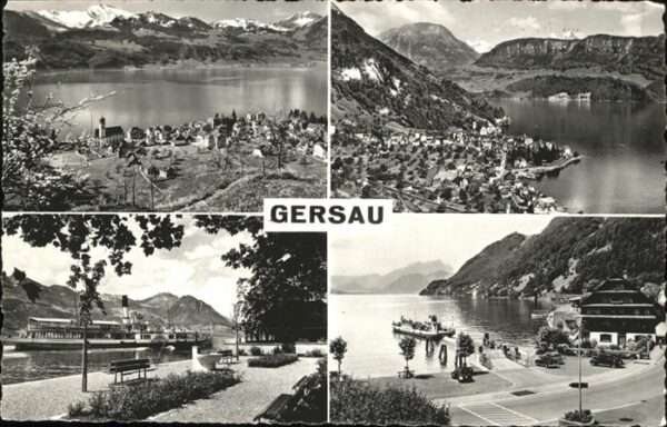 Gersau Vierwaldstaettersee Schiff Vierwaldstättersee