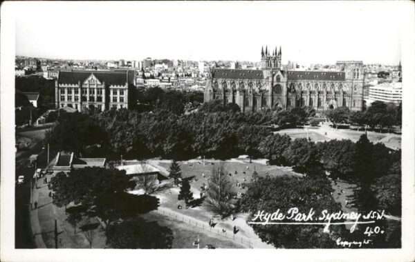Sydney New South Wales Hyde Park