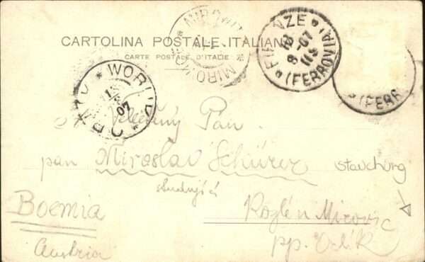Firenze Florenz Campanile di Giotto Strassenbahn – Bild 2
