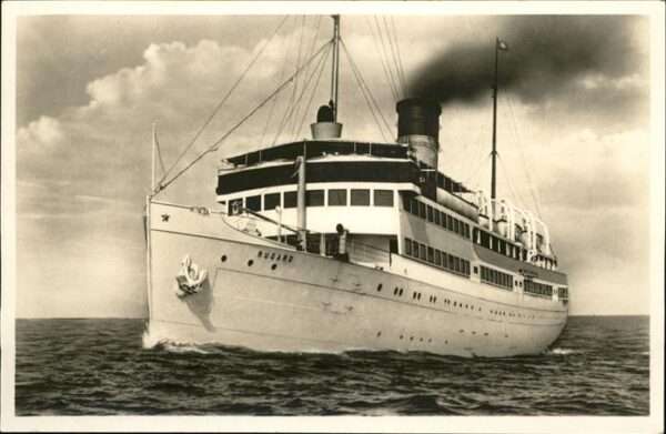 Dampfer Oceanliner SS Rugard Doppelschraubendampfer