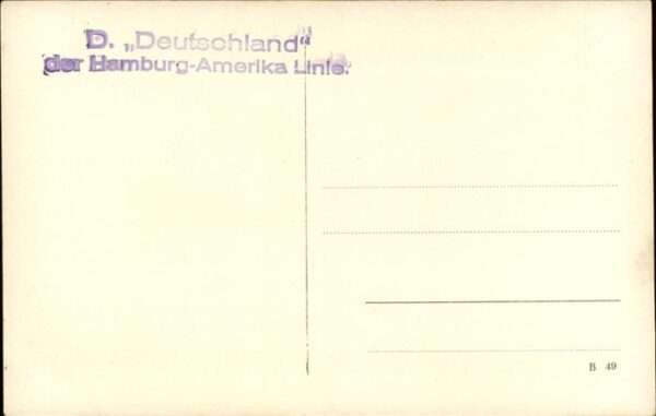 Dampfer Oceanliner Deutschland – Bild 2