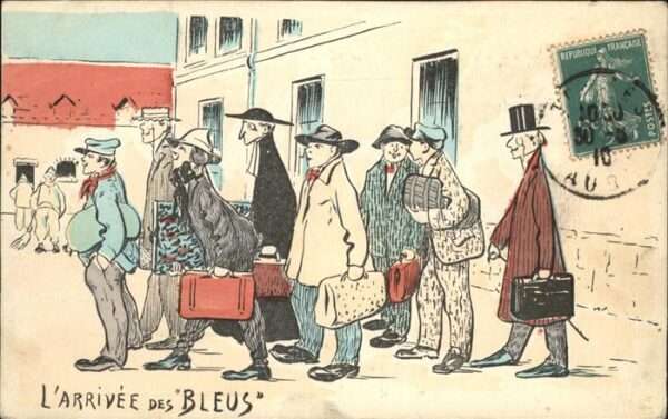 Humor Arrivee des Bleus