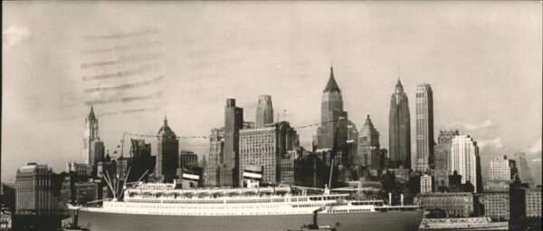 Dampfer Oceanliner SS Nieuw Amsterdam New York