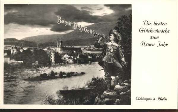 Trompeter Scheffel Behüt dich Gott! Neujahr Bad Säckingen