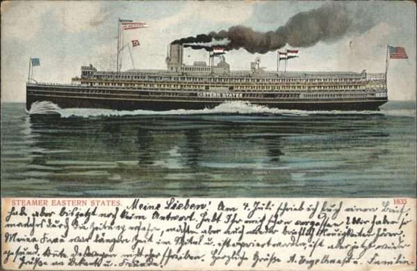 Schiffe Ships Navires Steamer Eastern States