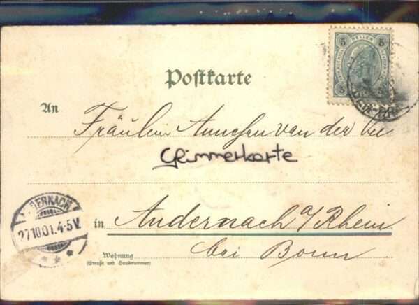 Engel Kleeblatt Glimmerkarte – Bild 2