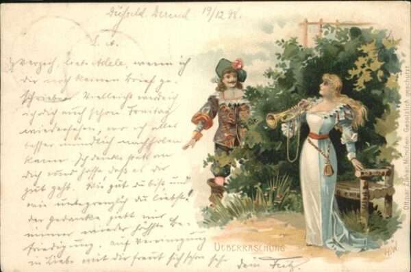 Trompeter Scheffel Überraschung Künstler H. W.