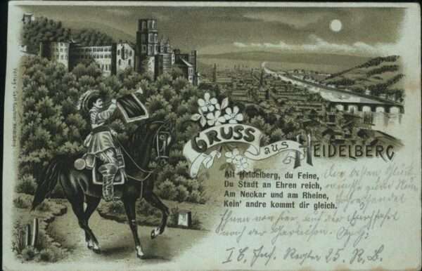Trompeter Scheffel Heidelberg Vers