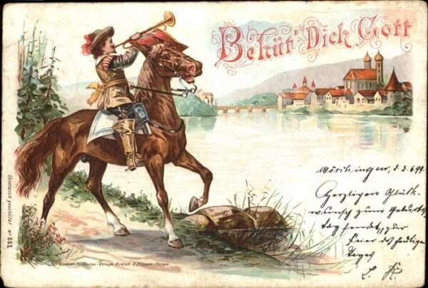 Trompeter Scheffel Behüt dich Gott!