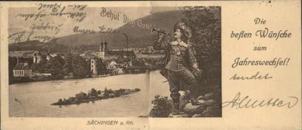 Trompeter Scheffel Behüt dich Gott! Neujahr Bad Säckingen