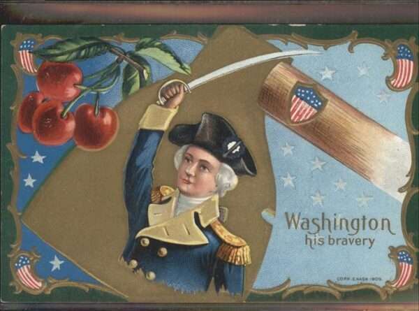 Persoenlichkeiten George Washington USA Prägedruck