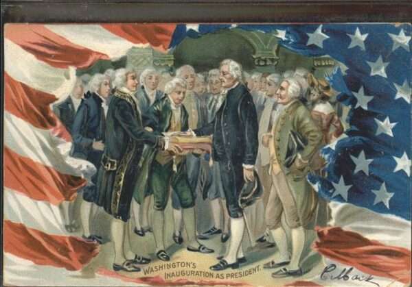 Persoenlichkeiten George Washington inauguration as Presi