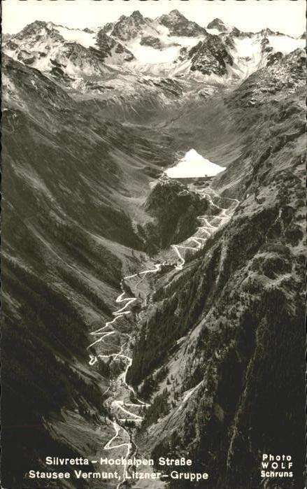 Silvretta Hochalpen Straße Stausee Vermunt